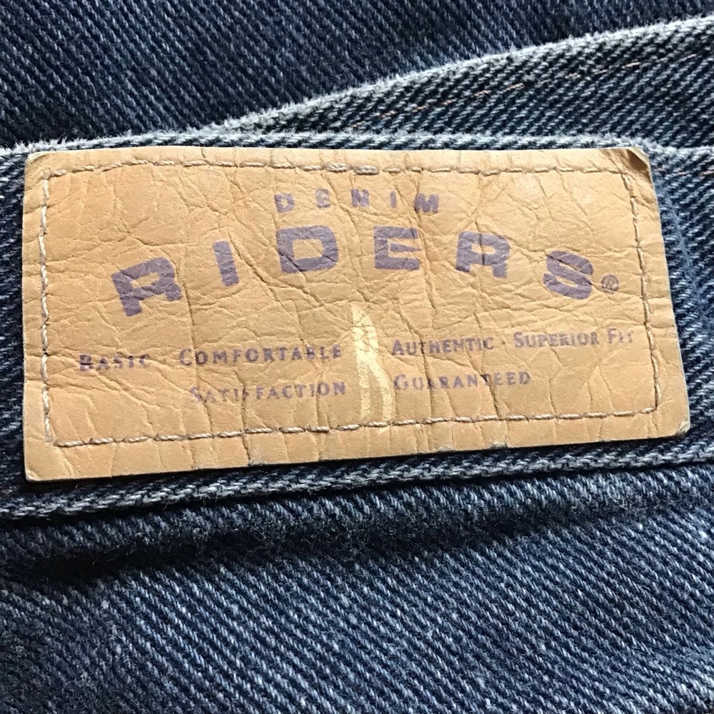 VTG Denim Riders Jeans Womens Sz 5 Straight Leg High Rise Blue Denim USA Made